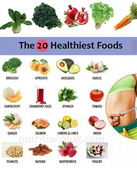What are the top 20 healthiest foods?
